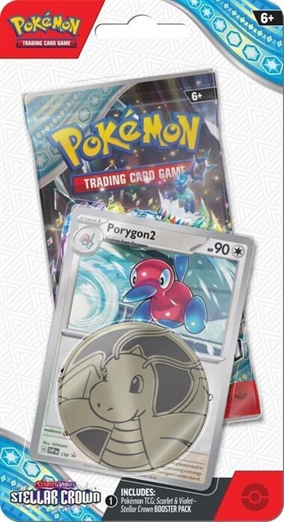 Stellar Crown - Porygon2 Checklane Blister - Pokemon kort